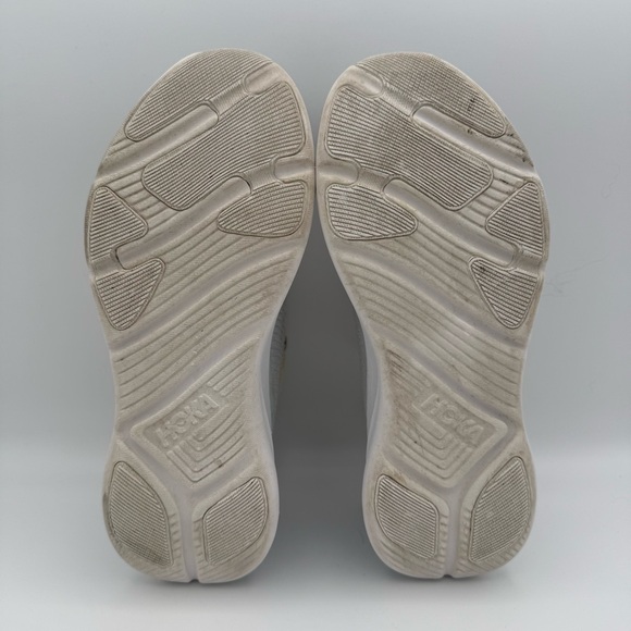 Women’s HOKA One One Solimar Light Gray Athletic Running Sneaker Shoes Size 7B